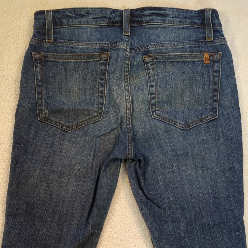 Joe's Jeans Ripped Dark Blue Skinny Jeans - Picture 5 of 8